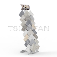 Metal Quartz Stone carpet sample racks -SG1014