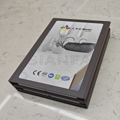 Five-fold tile sample plastic sample booklet can be folded and customized