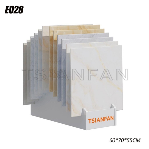 Special wholesale 80*80CM ceramic tile sample display stand showroom-E028