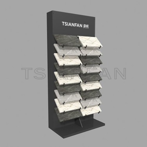 Marble Floor Display Rack Stone Sample Showroom