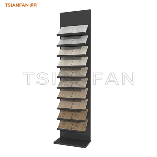 SRL001-2023 quartz stone display towers waterfall display