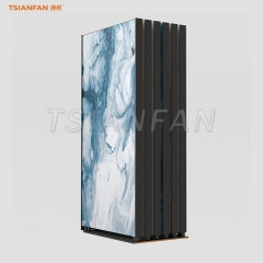 CT003-Ceramic tile large panel display rack push-pull shelf showroom structural