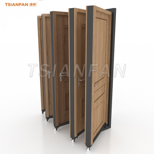 large panel door display stand push-pull shelf structural