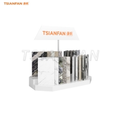 SRT857-MDF countertop display stand quartz stone desktop display