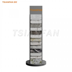 CZ015-marble look White Gray Upright Stand Granite Ramp Rack