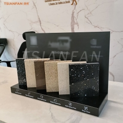 Engineered stone countertop display stands for modern kitchens