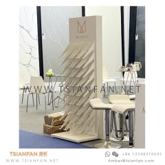 Heavy Duty Engineered Marble Porcelain Sintered Stone Sample Exhibition Display Stand