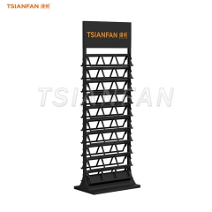 SW114-Cultural stone display stand upright bracket natural outdoor building materials