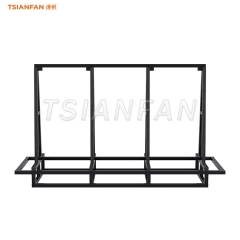 SD150-Black large shelf bracket marble color quartz stone frame