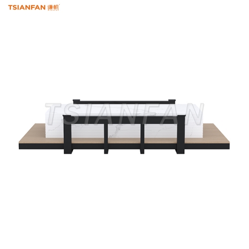 SD151-Warehouse A frame artificial marble tabletop plate metal frame manufacturer