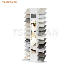 SRL088-durable quartz stone stand sample display stand