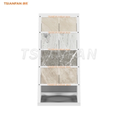 SRL047-sturdy quartz stone display stand inclined stone display stand