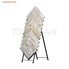 waterfall ceramic tile display rack metal display rack