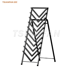 waterfall ceramic tile display rack metal display rack