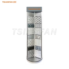 mosaic ceramic tile display stand premium sample stone floor stand