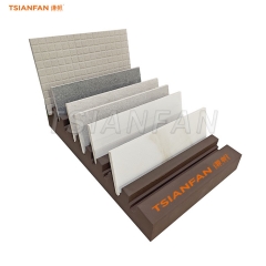 ceramic tiles wooden countertop display rack