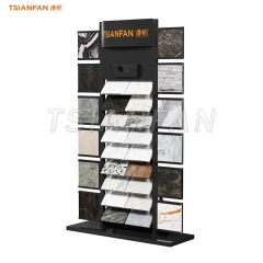 SRL138-porcelain tiles display rack metal display stand