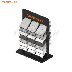 SRT065-sample stone countertop display stand high capacity display rack