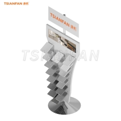 SRL009-new style quartz stone display stand tile display racks