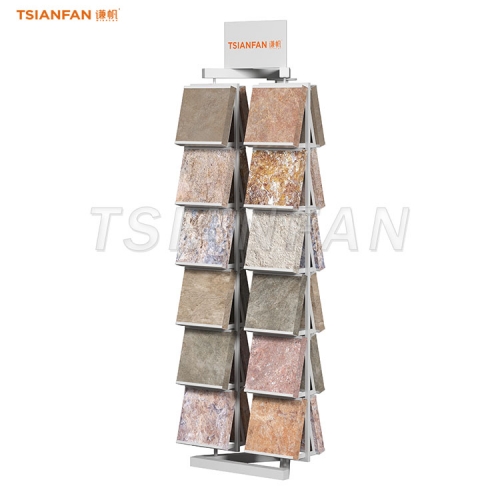 SW362-granite sample display rack floor display unit