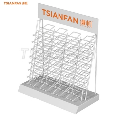 SRT036-flooring sample display racks tile showroom counter design