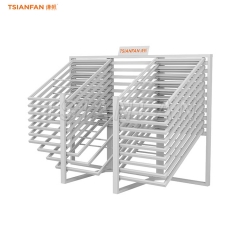 CX009-ceramic tiles sliding display stand floor tile display rack