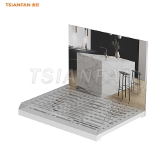 SRT031-quartz stone display rack granite sample rack