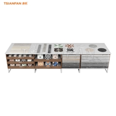 CC013-tiles display drawer stone sample cabinet