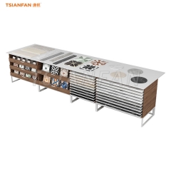 CC013-tiles display drawer stone sample cabinet