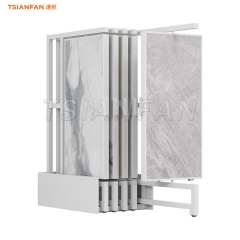 CT608-1-ceramic tiles sliding display stand stone display solution