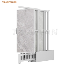 CT608-1-ceramic tiles sliding display stand stone display solution
