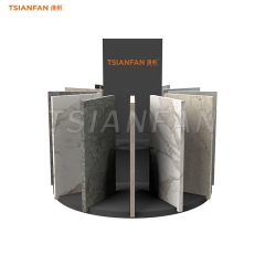 SRT2011-small tile showroom ideas stone sample display rack