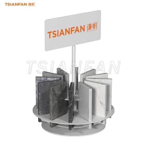 SRT759-Quartz countertop display stands for showrooms