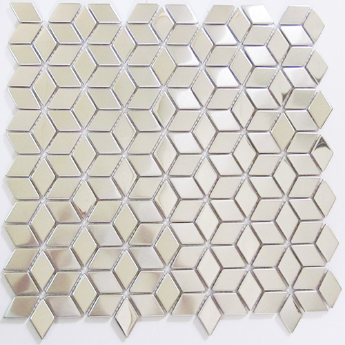 Stainless Steel Mirror Mosaic Tile Penny Round