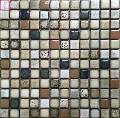 12x12 Premium Italian Porcelain Mosaic Tile in Square for Backsplash Wall  CPT127