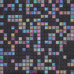 Tiny Rainbow Glass Mosaic Tile Backsplash in the Square for Kitchen and Bathroom Wall CGT051