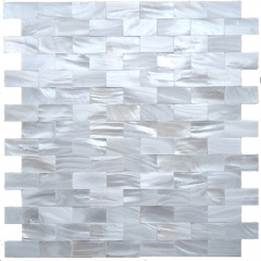 Large Seamless Subway Pearlized Backsplash Tile Mother of Pearl Mosaic MPT07