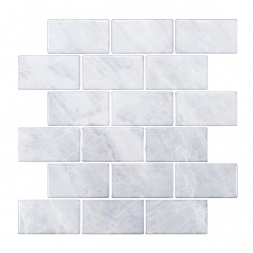 Peel and Stick Tile Subway Mosaics in Stone Look SOT1034 (0.97 Sq.ft/Sheet)