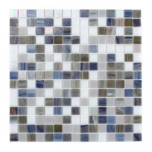Blue Glass Swimming Pool Tiles Glass Mosaic  CGT391