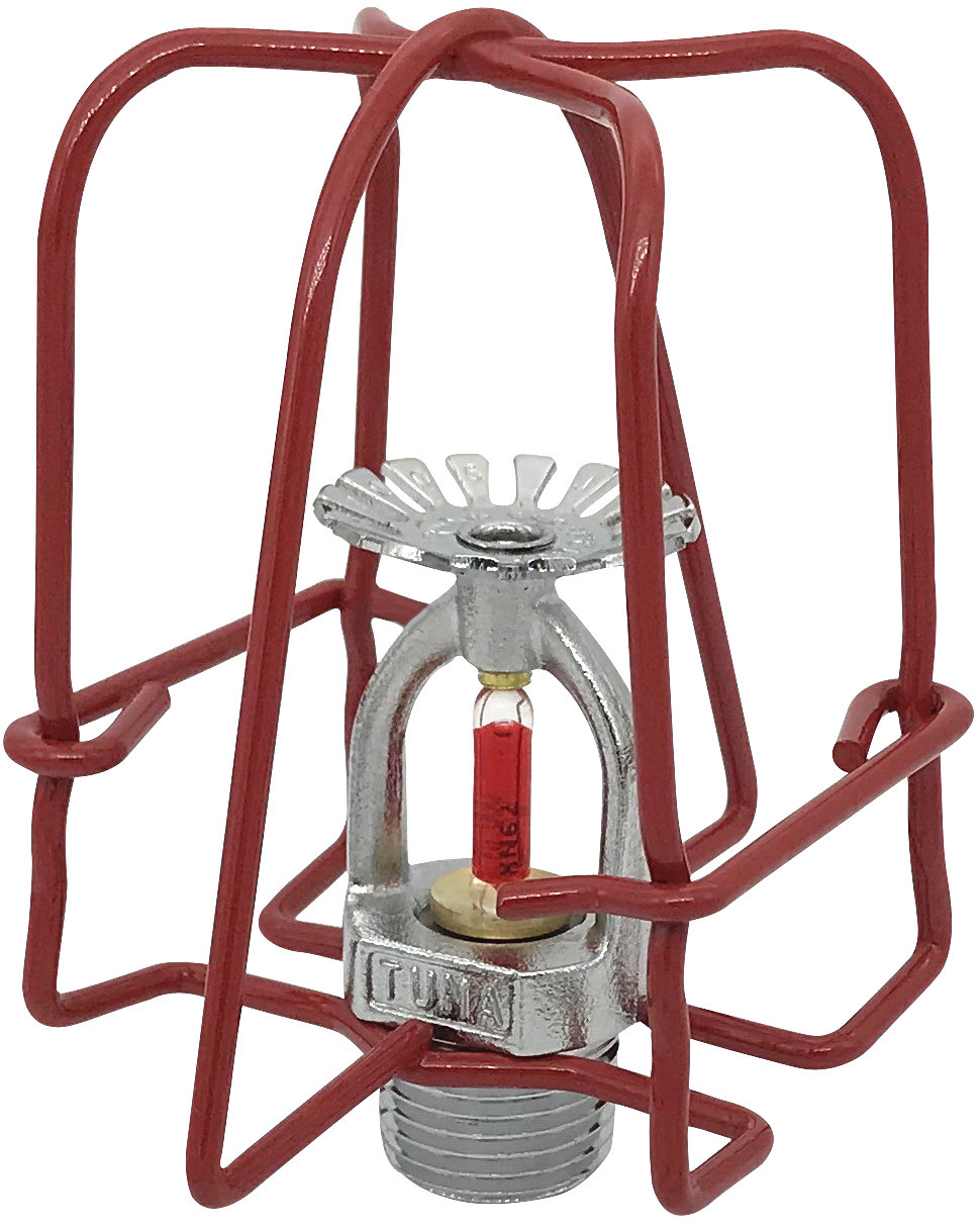 (10 Pack) 1/2" Sprinkler Head Guard Red - Double Hook