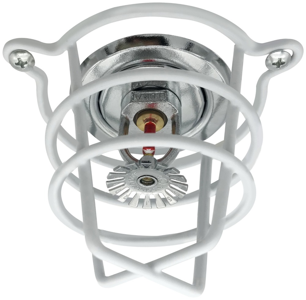 (2 Pack) Sprinkler Head Guard White