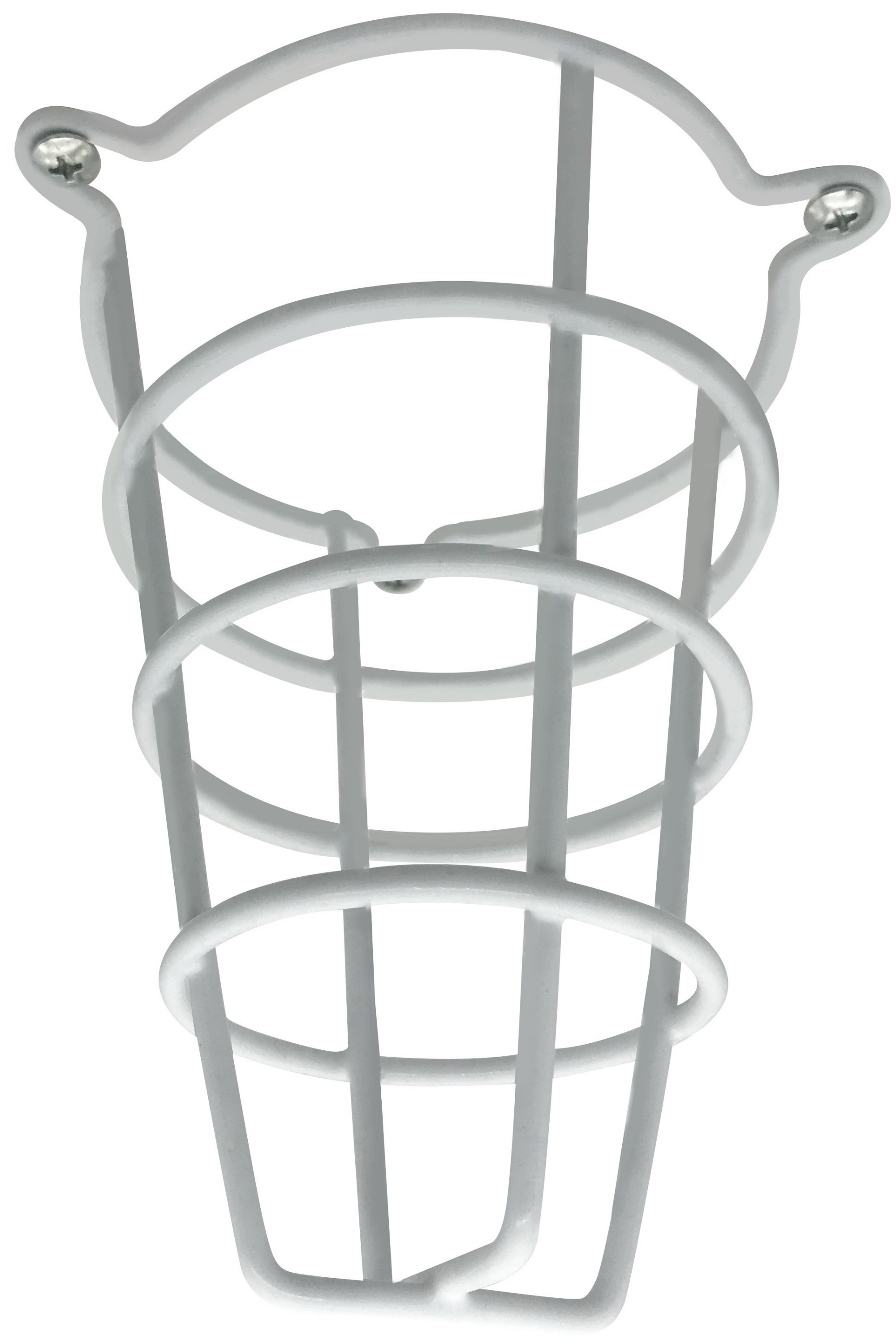 (4 Pack) Sprinkler Head Guard White 6" Deep