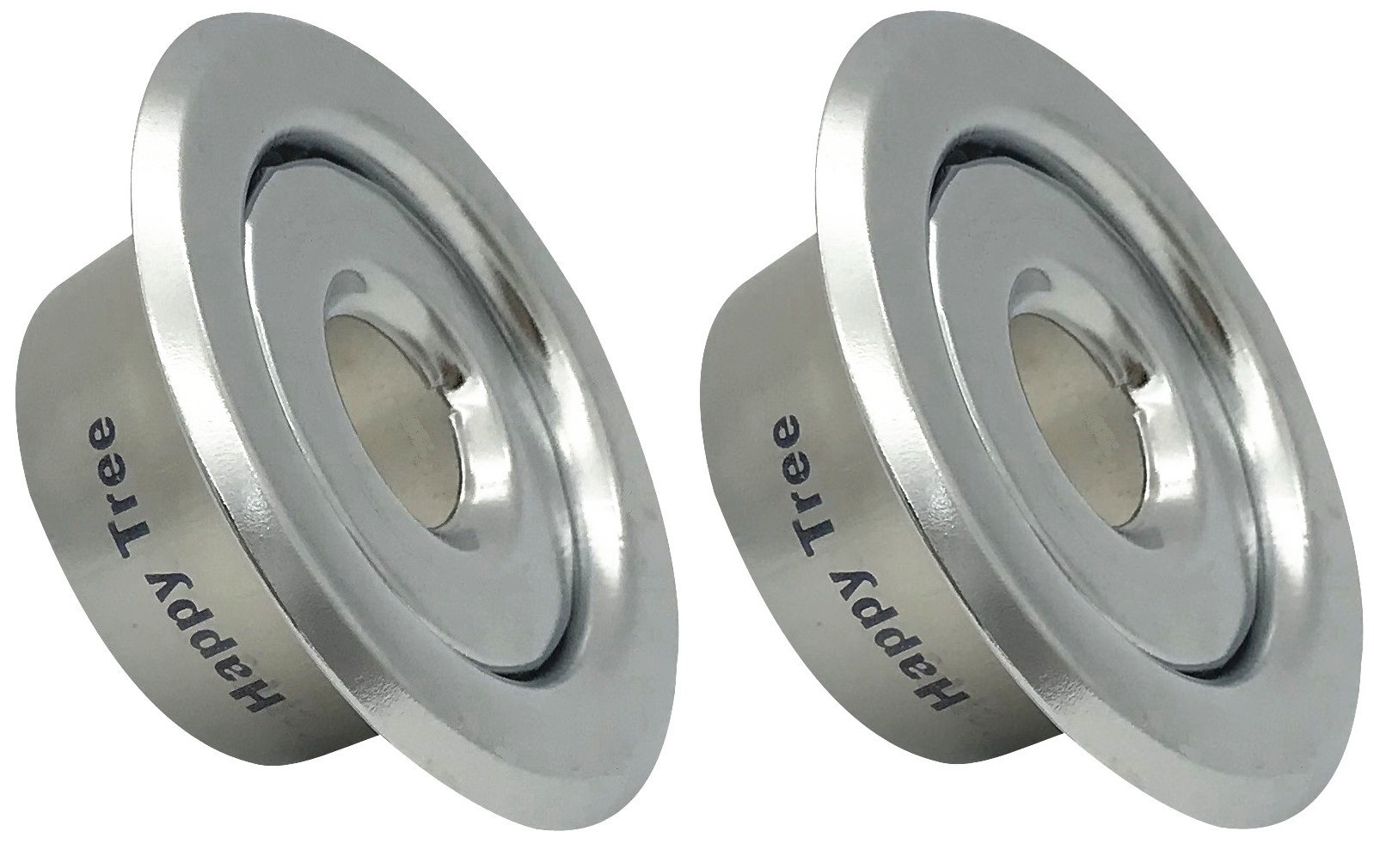 (2 Pack) 1/2" Fire Sprinkler Escutcheon Chrome