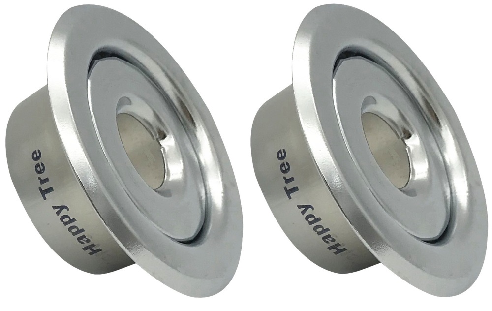(2 Pack) 1/2" Fire Sprinkler Escutcheon Chrome