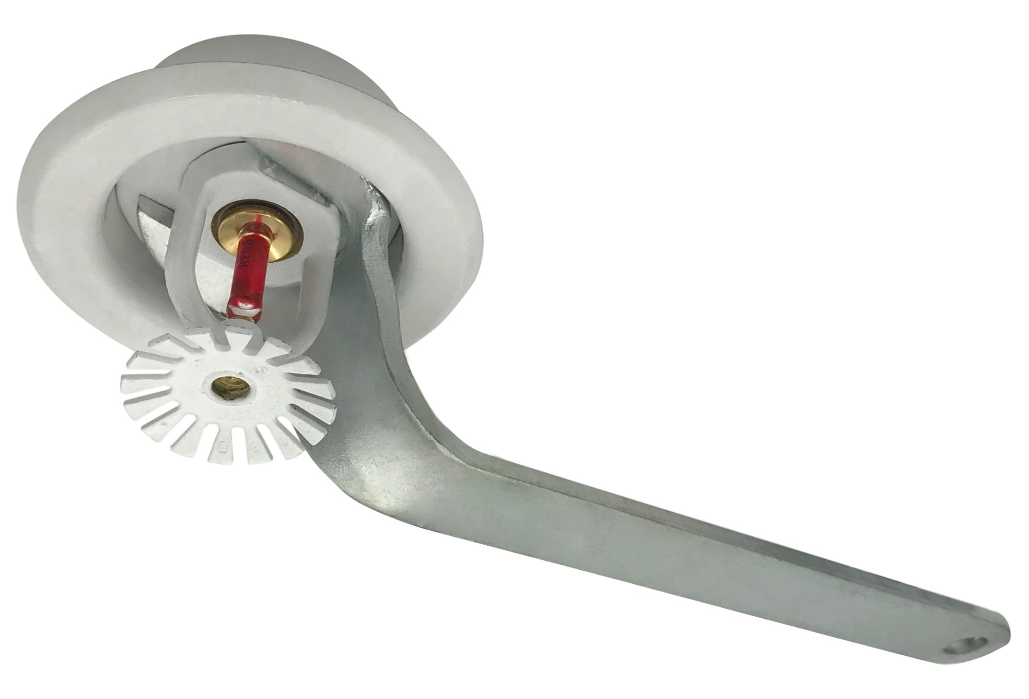 (6 Pack) 1/2" Fire Sprinkler escutcheon white