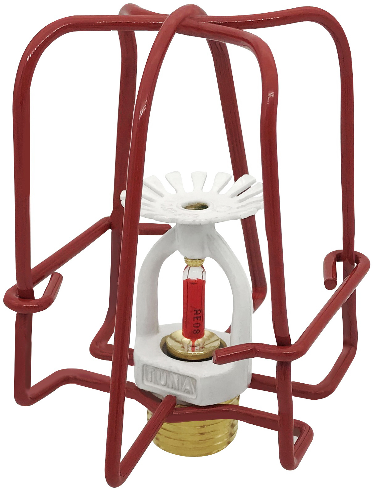 (10 Pack) 1/2" Sprinkler Head Guard Red - Double Hook