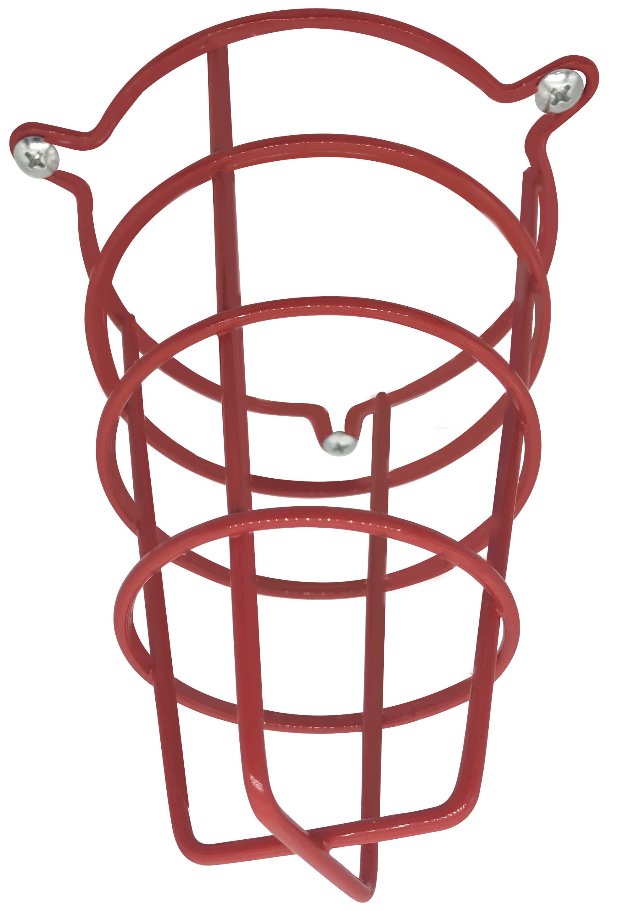 (2 Pack) Sprinkler Head Guard Red 6" Deep