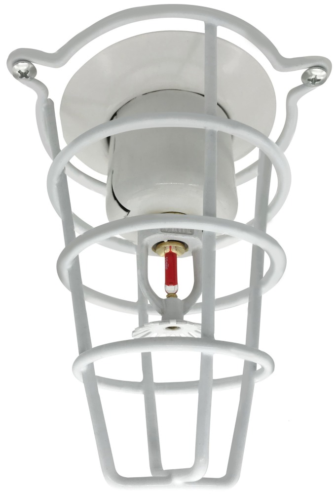 (9 Pack) Sprinkler Head Guard White 6" Deep
