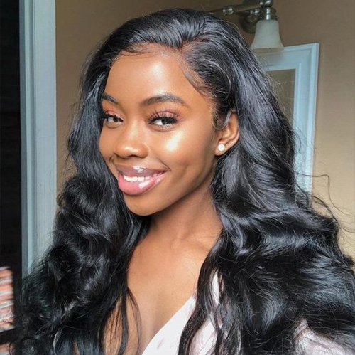 Full thick ends body wave ear to ear lace wig