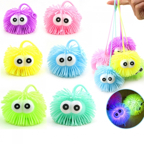 TONGLEFUN Big Eyes Puffer Ball，Cute Mochi Squishy Toys, Kawaii ...